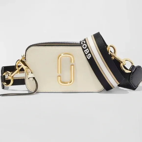 Marc Jacobs Cream Crossbody Snapshot Bag - Picture 2 of 7